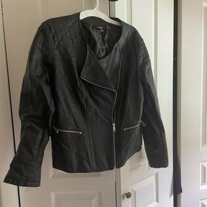 NWOT vegan leather moto jacket